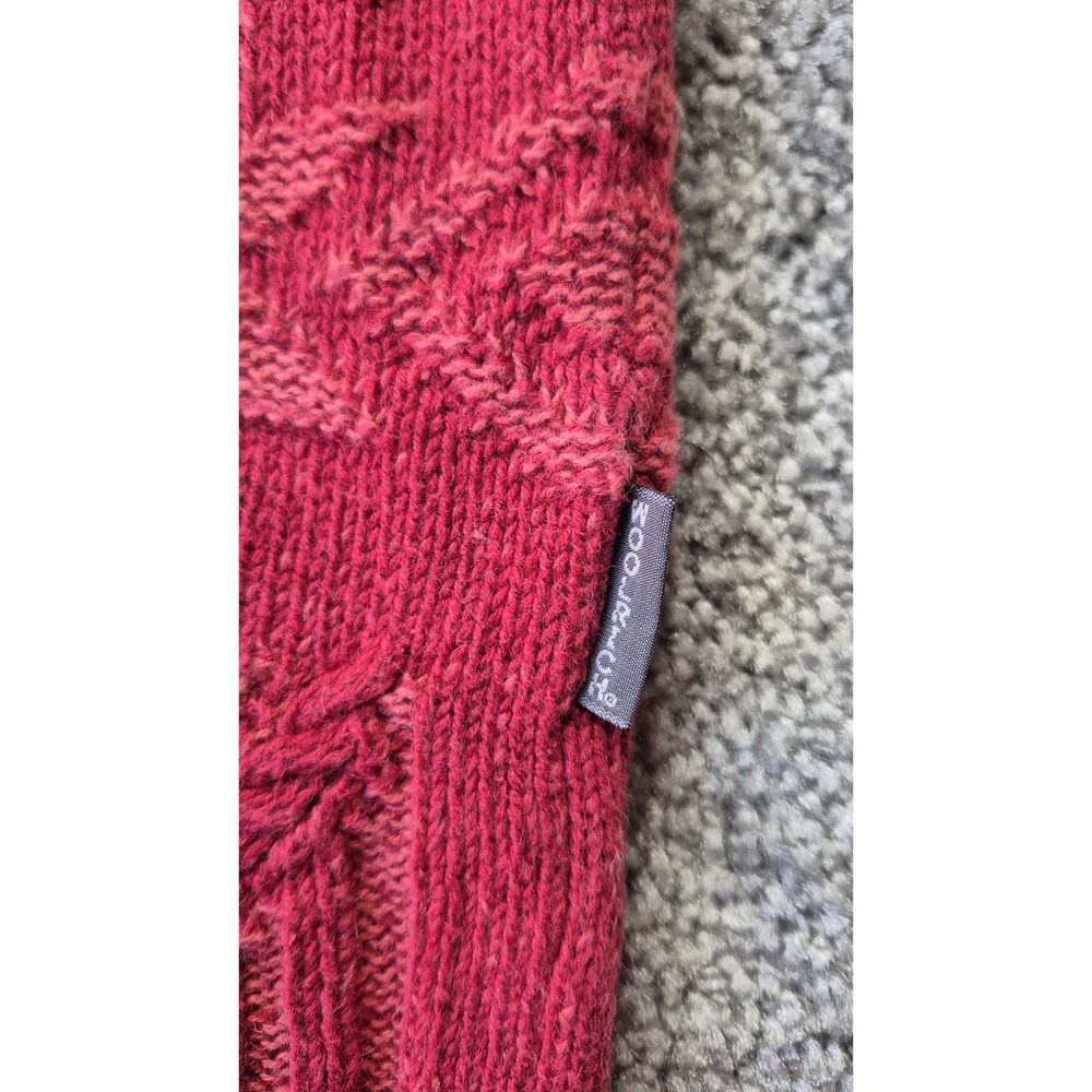 Woolrich Ruby Red Sweater Womens Medium Warm Cozy - Picture 8 of 13